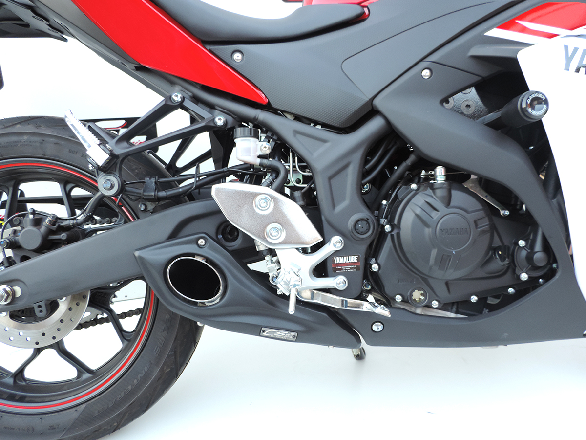 yamaha r3 full exhaust system